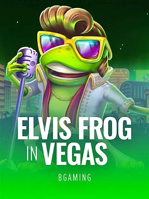 Elvis Frog in Vegas slot at Golden Clover Casino