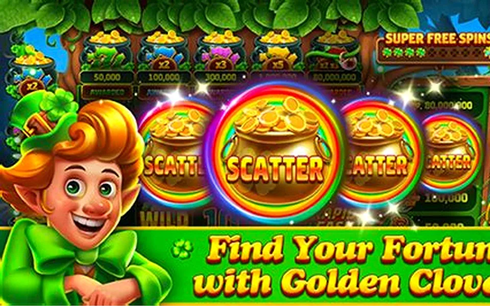 Golden Clover Casino game lobby with BGaming slots on desktop